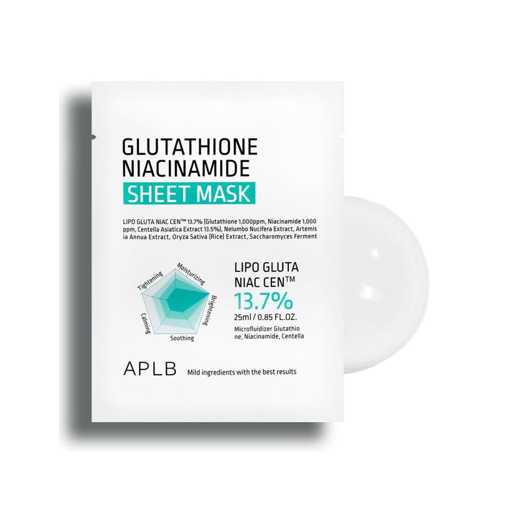 APLB Glutathione Niacinamide sheet mask