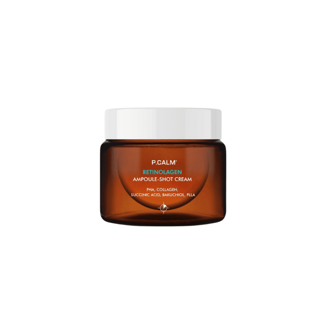 P.CALM Retinolagen ampoule cream jar